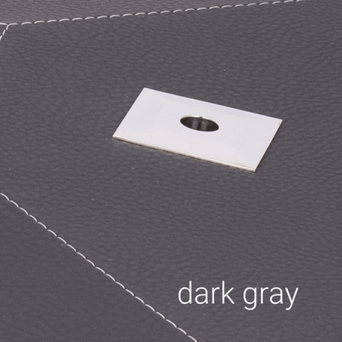 Viness X-Line Platter Square Leder Dark Grey